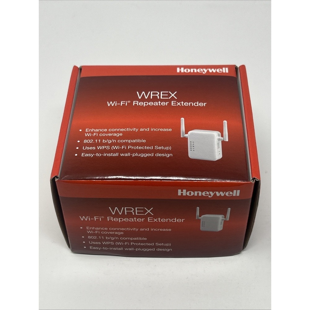 Honeywell WREX Wi-Fi Repeater Extender Enhance Connectivity Increase Coverage